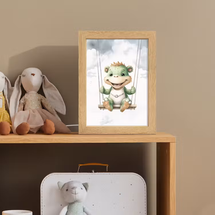 Draak - Baby dier - Kinderen Light Box met kabel klein -sfeer2_kind
