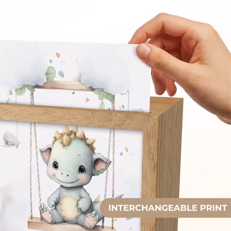 Draak - Baby dier - Kinderen Light Box met kabel (Kinderlampje) klein -USP_websiteprintEN