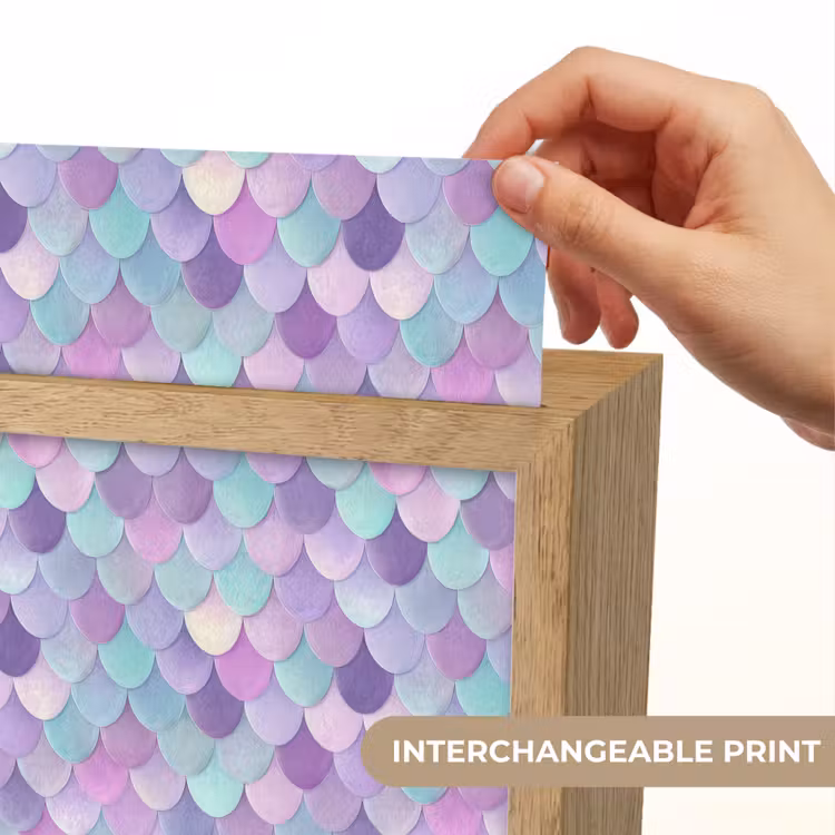 Dromerig - Zeemeermin - Pastel Light Box met kabel (Kinderlampje) klein 904 -USP_websiteprintEN