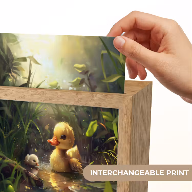 Eendjes - Dieren - Natuur Light Box met kabel (Kinderlampje) klein -USP_websiteprintEN