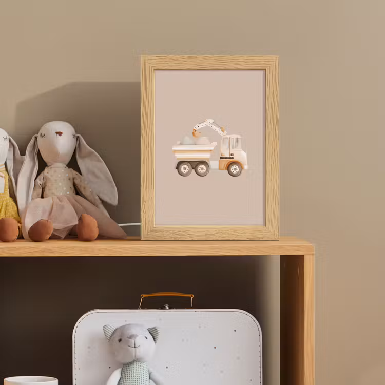 Kiepwagen - Auto - Beige Light Box met kabel klein -sfeer2_kind
