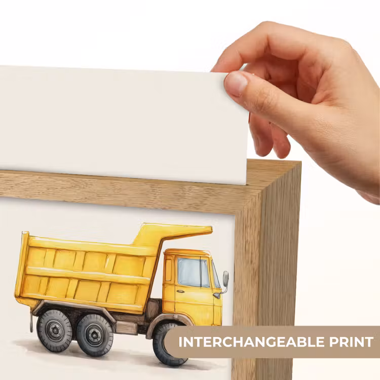 Kiepwagen - Geel - Illustratie Light Box met kabel (Kinderlampje) klein -USP_websiteprintEN