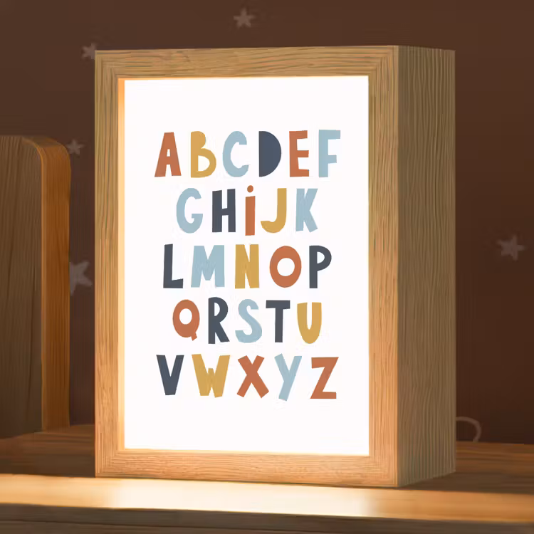 Educatief - Alfabet leren - Jongens - Letters Light Box met kabel klein -zzz_3d_website