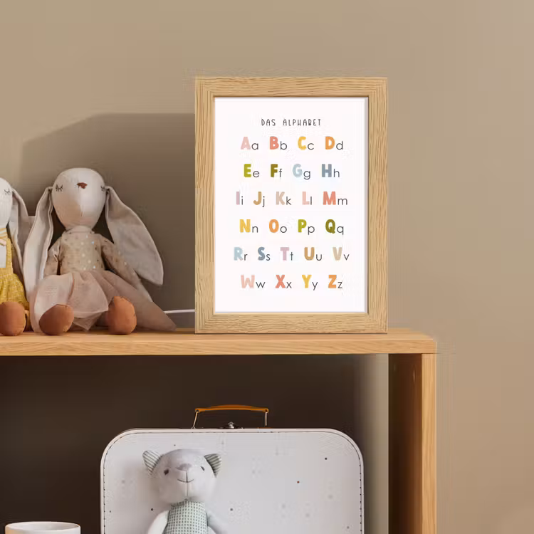Educatief - Alfabet leren - Kleurrijk - Wit - Letters Light Box met kabel klein -sfeer2_kind