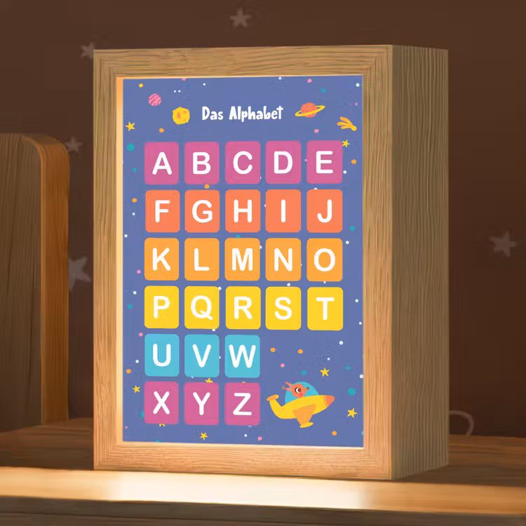 Educatief - Alfabet leren - Ruimte - Letters Light Box met kabel klein -zzz_3d_website