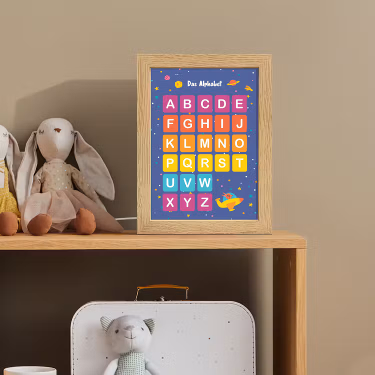 Educatief - Alfabet leren - Ruimte - Letters Light Box met kabel klein -sfeer2_kind