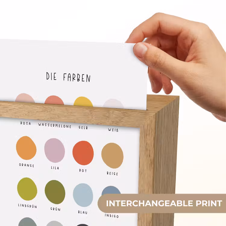 Educatief - Kleuren leren - Kleurrijk - Wit Light Box met kabel (Kinderlampje) klein -USP_websiteprintEN