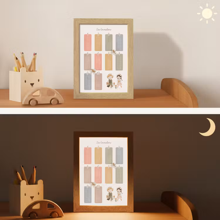 Educatief - Leren rekenen - Boerderij - Vermenigvuldigingstabel Light Box met kabel klein -sfeer3_kind