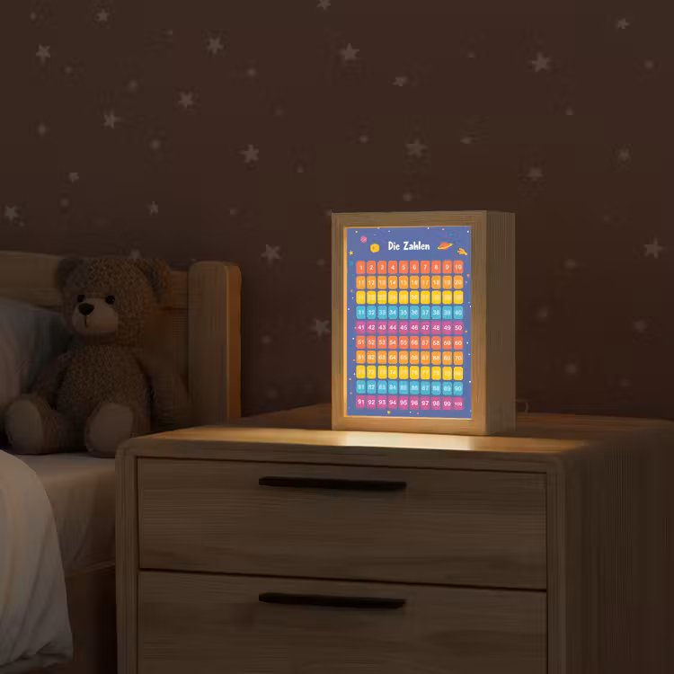 Educatief - Leren tellen - Ruimte - Getallen - Jongens Light Box met kabel klein -sfeer1_kind