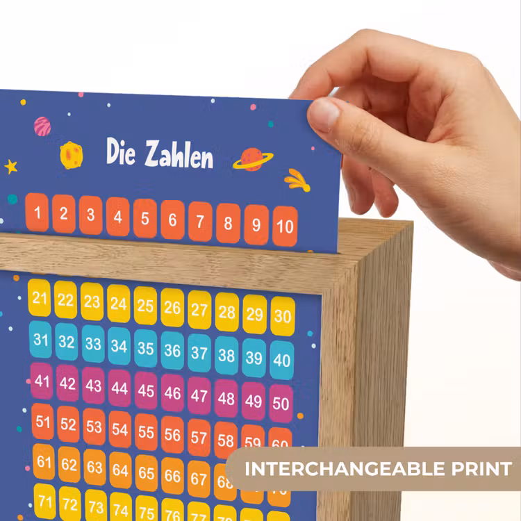 Educatief - Leren tellen - Ruimte - Getallen - Jongens Light Box met kabel (Kinderlampje) klein -USP_websiteprintEN