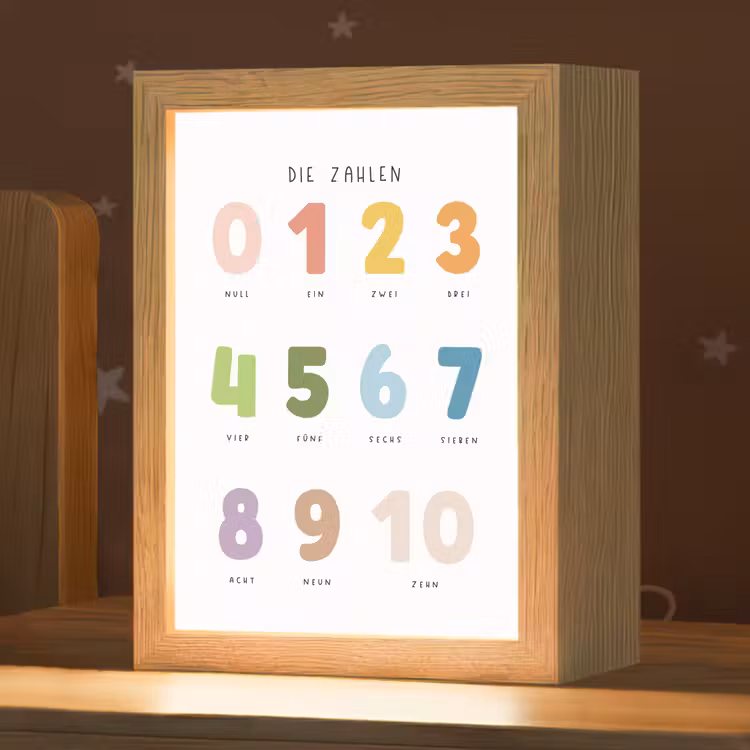 Educatief - Leren tellen - Wit - Kleuren - 1-10 Light Box met kabel klein -zzz_3d_website