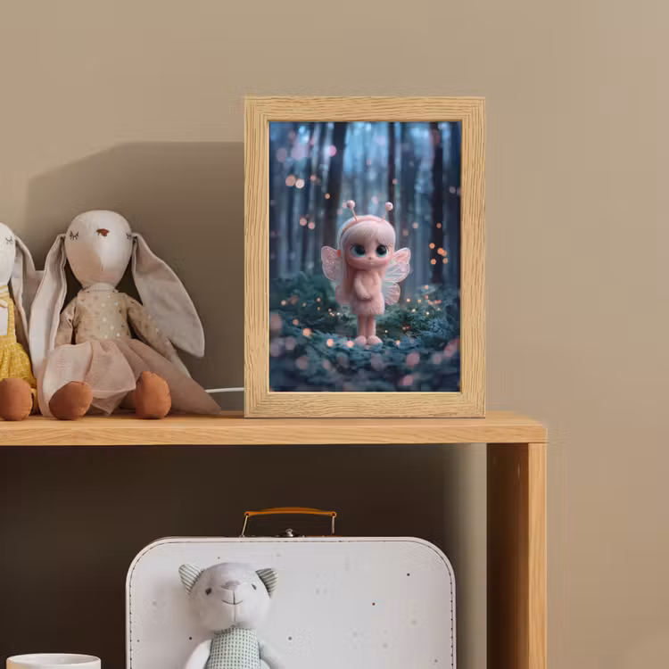 Elfje - Cartoon - Bos - Lichtjes Light Box met kabel klein -sfeer2_kind