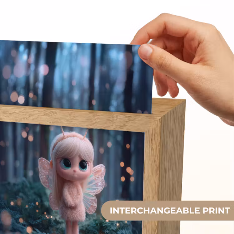 Elfje - Cartoon - Bos - Lichtjes Light Box met kabel (Kinderlampje) klein -USP_websiteprintEN