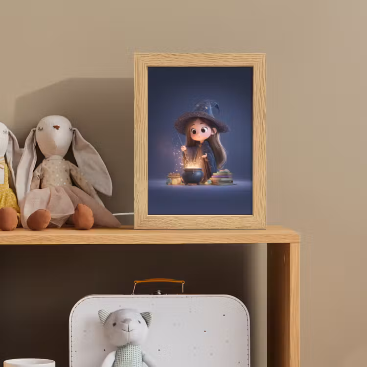 Tovenares - Magisch - Blauw - Toveren Light Box met kabel klein -sfeer2_kind