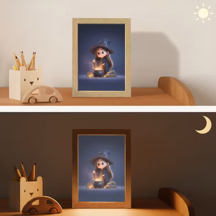 Tovenares - Magisch - Blauw - Toveren Light Box met kabel klein -sfeer3_kind