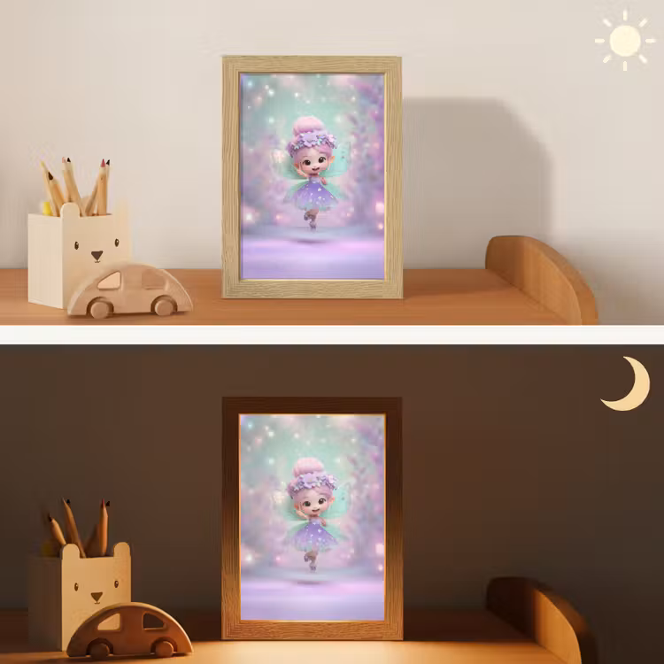Fee - Paars - Sprookje Light Box met kabel klein -sfeer3_kind