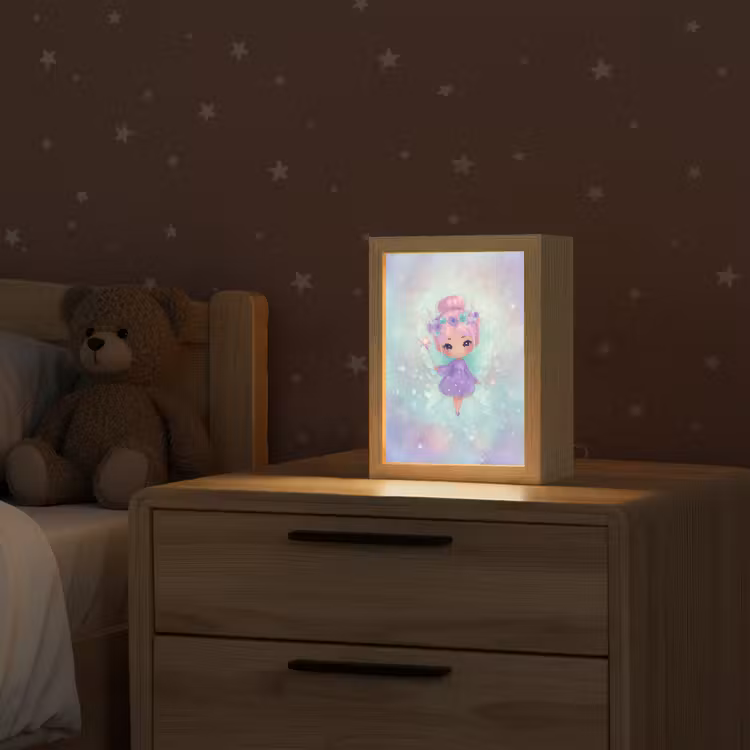 Fee - Paars - Glinsters Light Box met kabel klein -sfeer1_kind