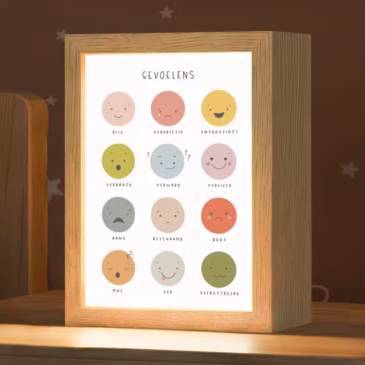Gevoelens - Leren voor kinderen - Educatief - Kleuren Light Box met kabel klein -zzz_3d_website