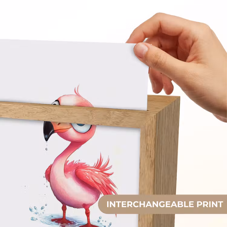 Flamingo - Roze - Water Light Box met kabel (Kinderlampje) klein -USP_websiteprintEN