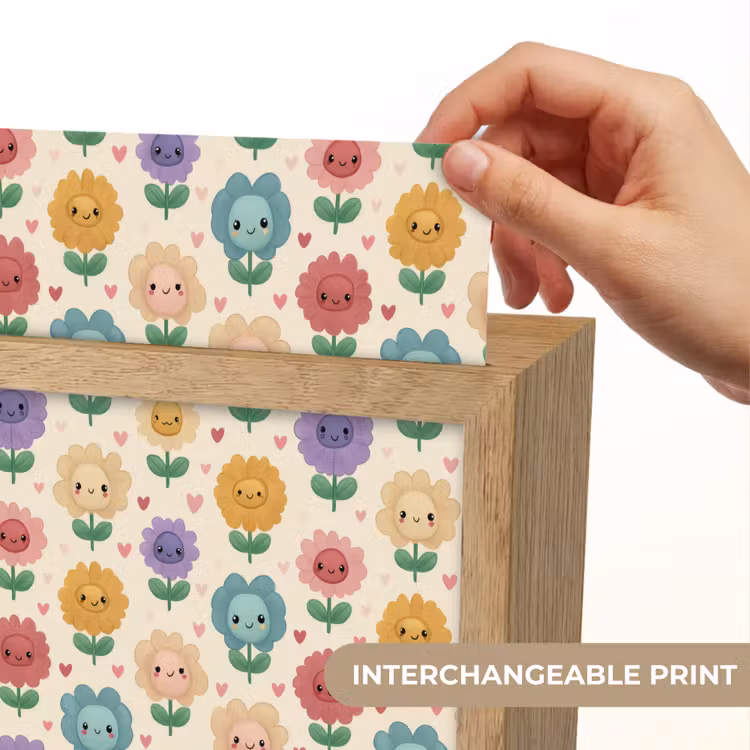 Bloemen - Hartjes - Kleurrijk Light Box met kabel (Kinderlampje) klein 904 -USP_websiteprintEN