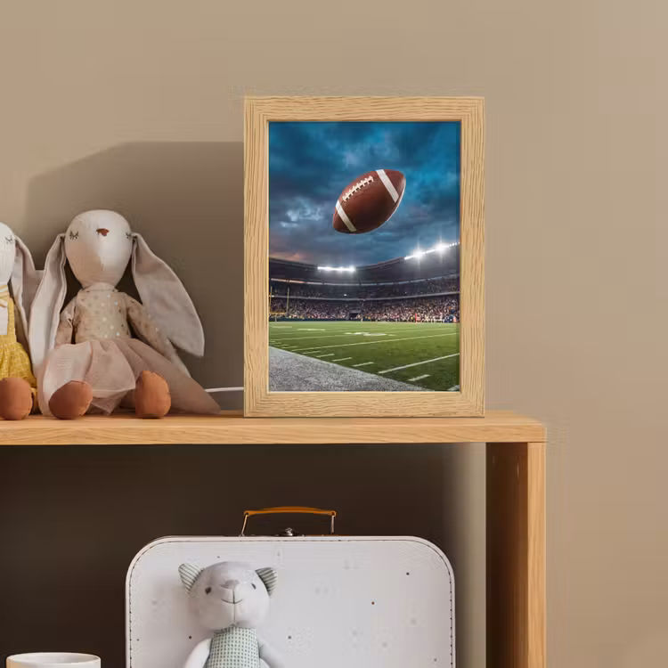 Football - Bal - Stadion - Sport Light Box met kabel (Kinderlampje) klein -sfeer2_kind