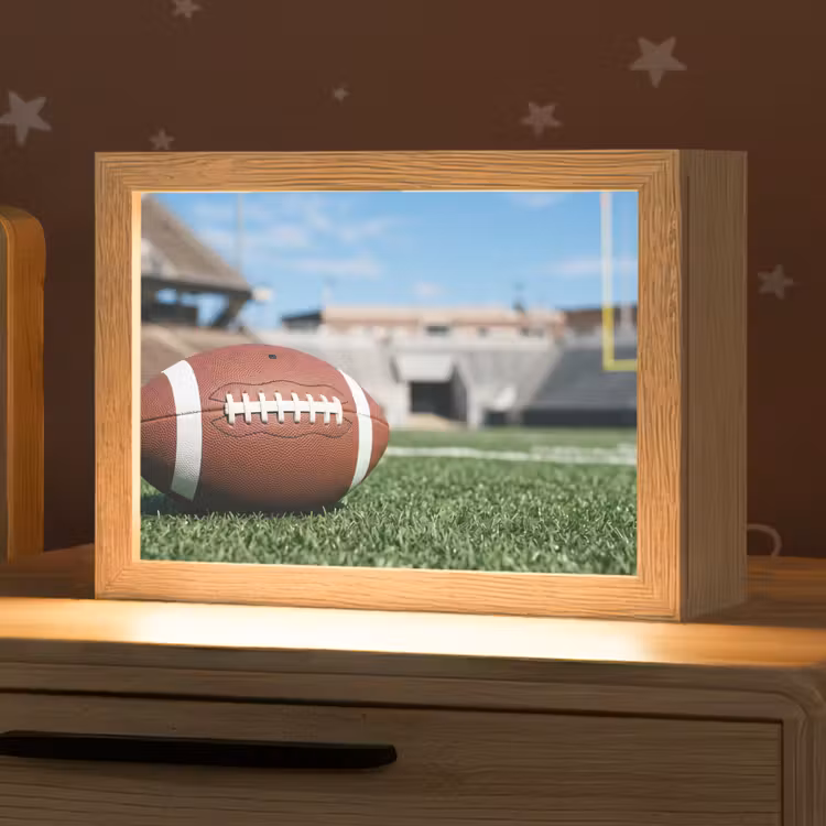 Football - Veld - Stadion - Sport Light Box met kabel (Kinderlampje) klein -zzz_3d_website