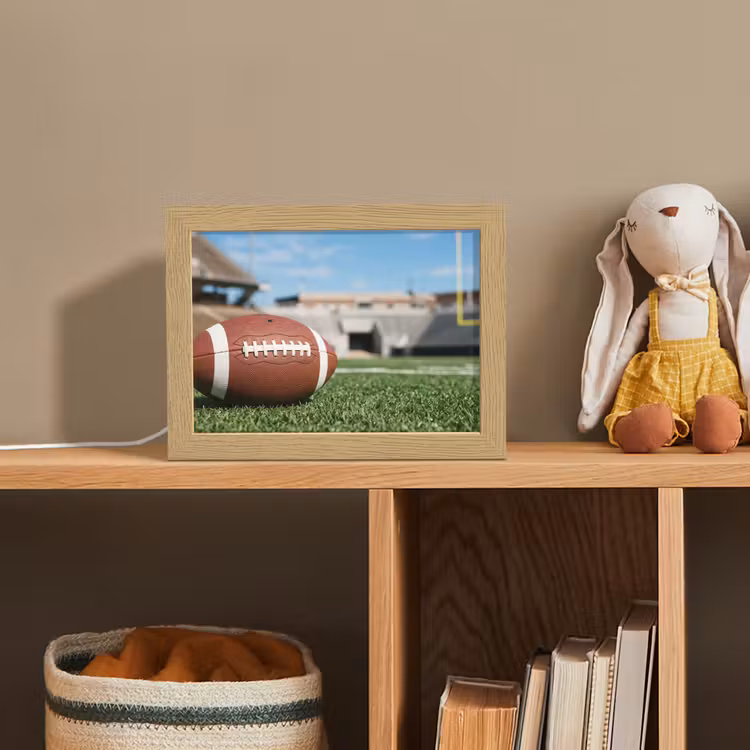Football - Veld - Stadion - Sport Light Box met kabel (Kinderlampje) klein -sfeer2_kind
