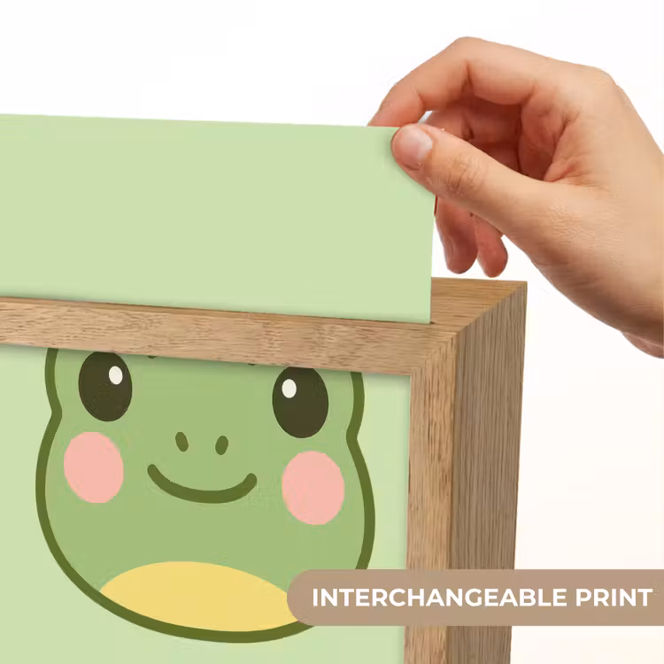 Kikker - Groen - Vriendelijkheid Light Box met kabel (Kinderlampje) klein -USP_websiteprintEN