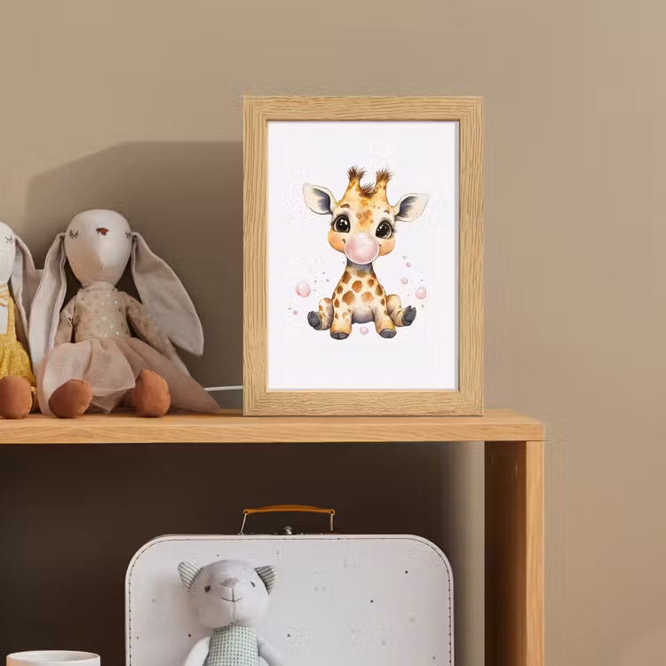 Giraffe - Roze - Kauwgom Light Box met kabel klein -sfeer2_kind
