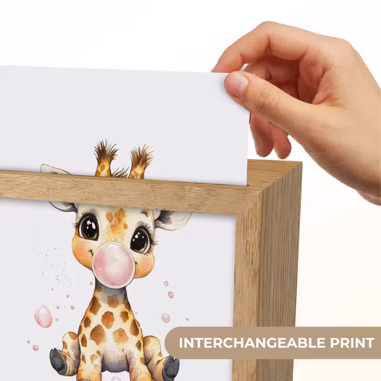 Giraffe - Roze - Kauwgom Light Box met kabel (Kinderlampje) klein -USP_websiteprintEN