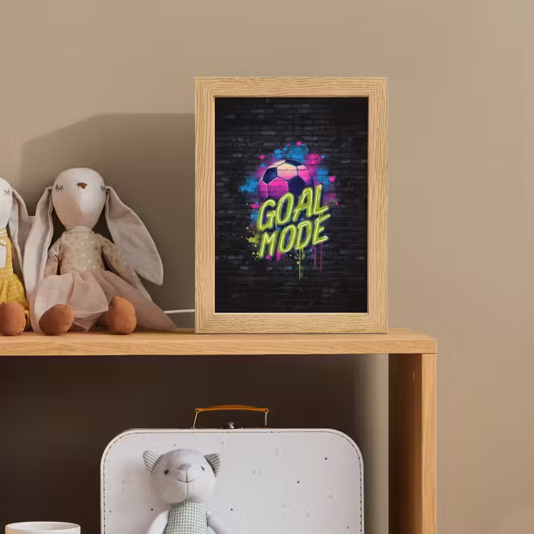 Goal - Mode - Neon - Voetbal Light Box met kabel klein -sfeer2_kind