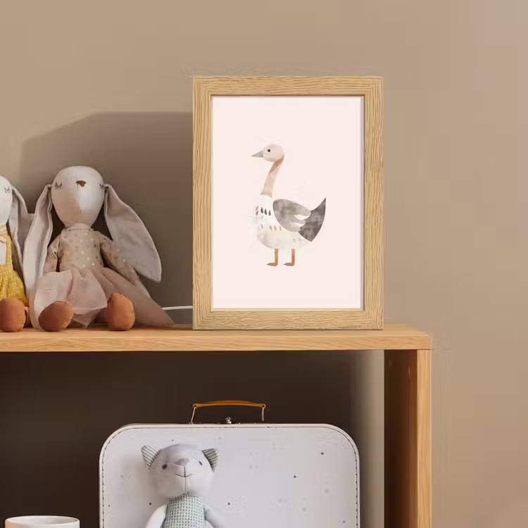 Gans - Dier - Pastel kleuren Light Box met kabel klein -sfeer2_kind
