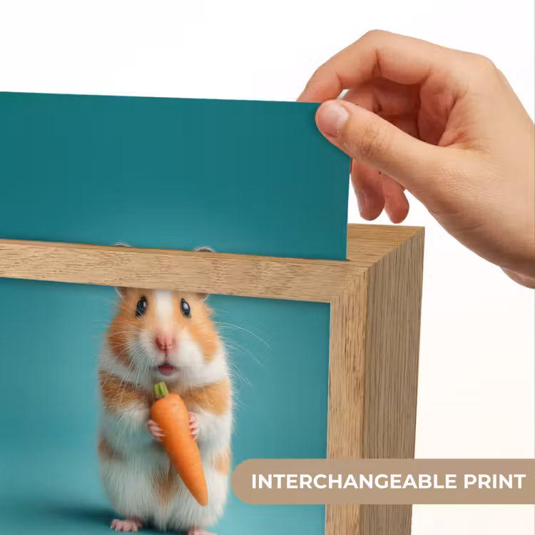 Hamster - Wortel - Blauw Light Box met kabel (Kinderlampje) klein -USP_websiteprintEN