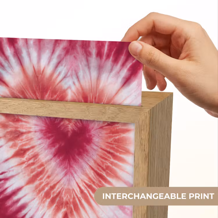 Hartvorm - Roze - Tie dye Light Box met kabel (Kinderlampje) klein -USP_websiteprintEN