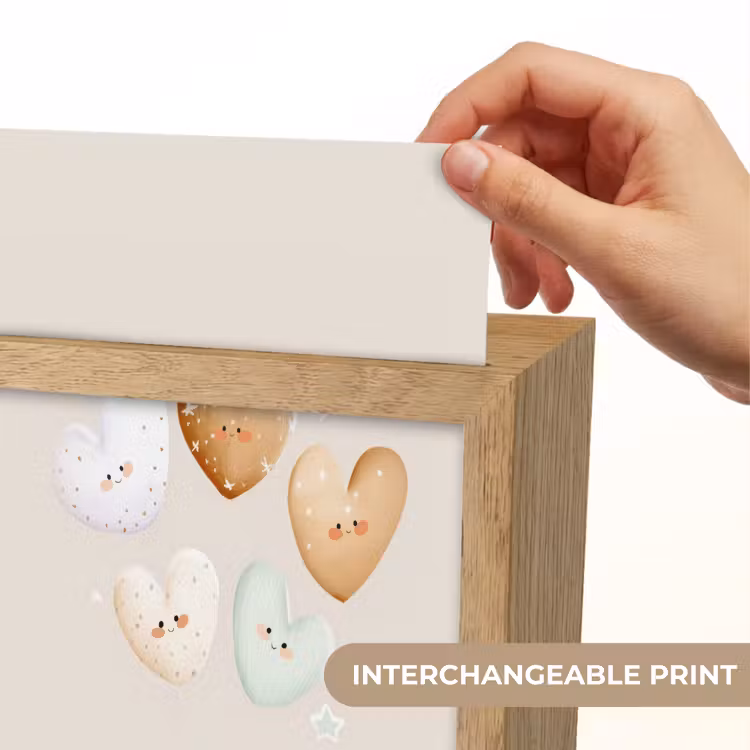 Hartjes - Kleurrijk - Pastel Light Box met kabel (Kinderlampje) klein -USP_websiteprintEN
