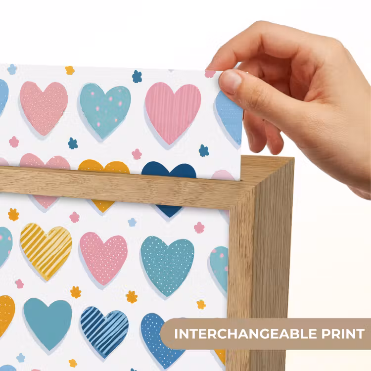 Hartjes - Pastel - Patroon Light Box met kabel (Kinderlampje) klein -USP_websiteprintEN