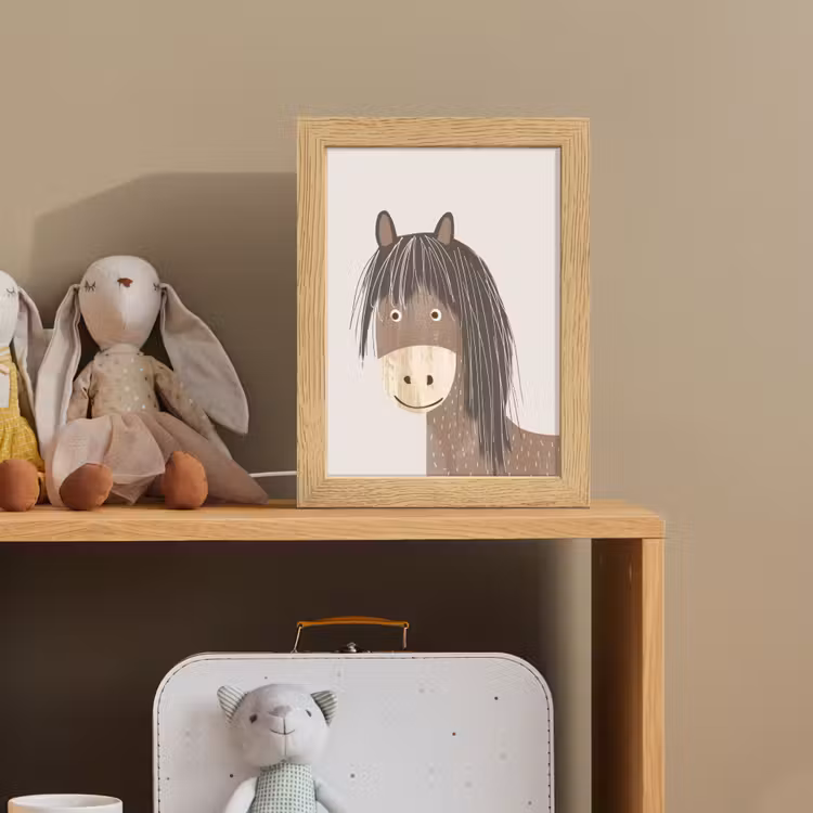 Paard - Dier - Pastel kleuren - Paarden Light Box met kabel klein -sfeer2_kind