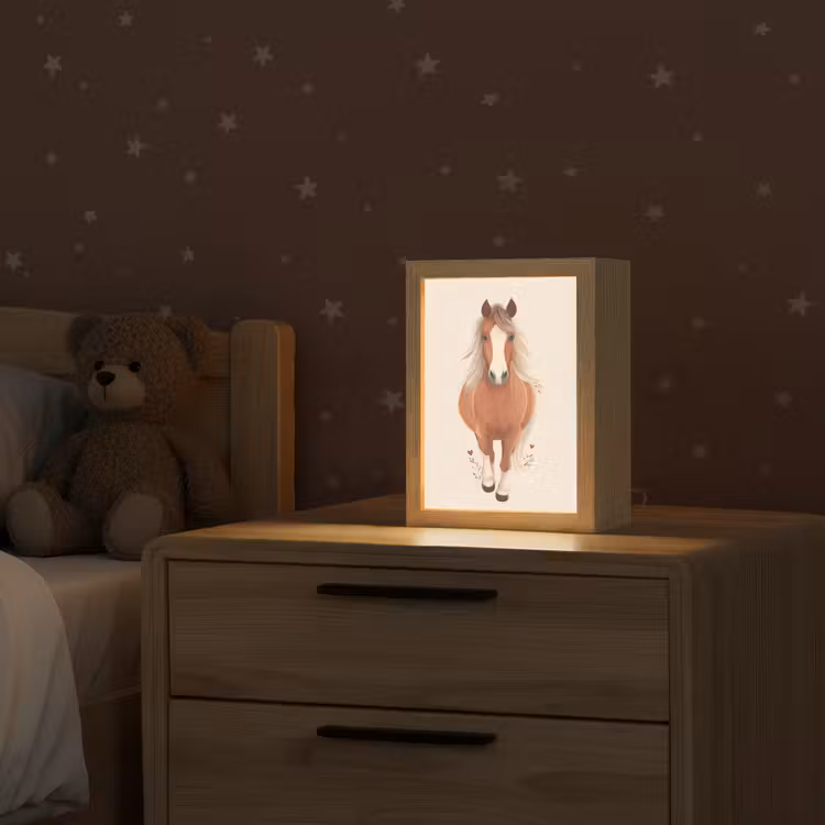 Paard - Galop - Bruin Light Box met kabel klein -sfeer1_kind
