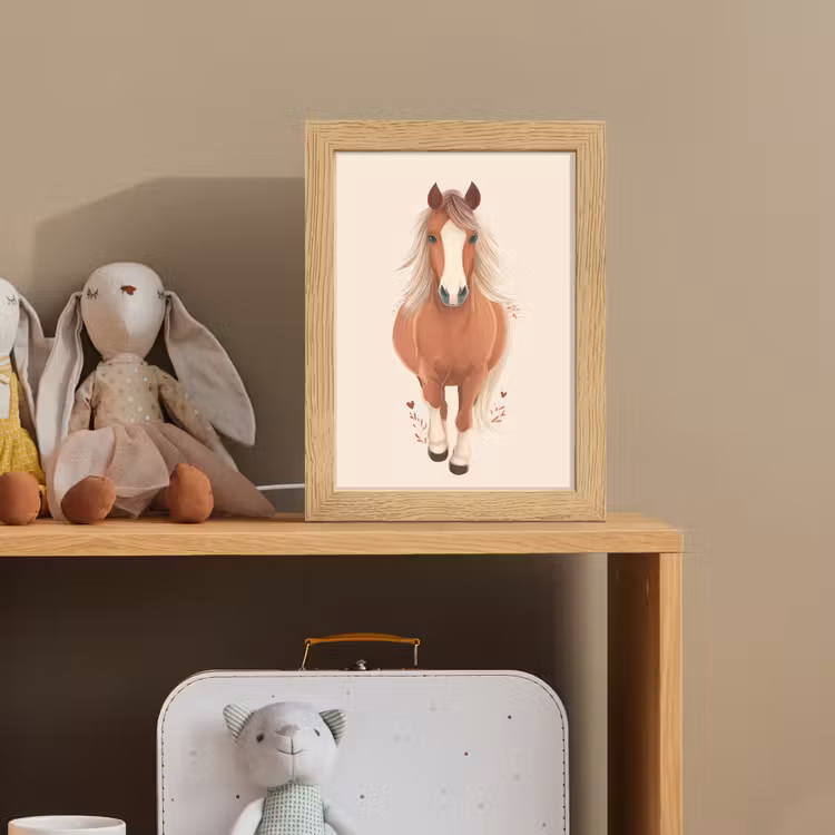 Paard - Galop - Bruin Light Box met kabel klein -sfeer2_kind
