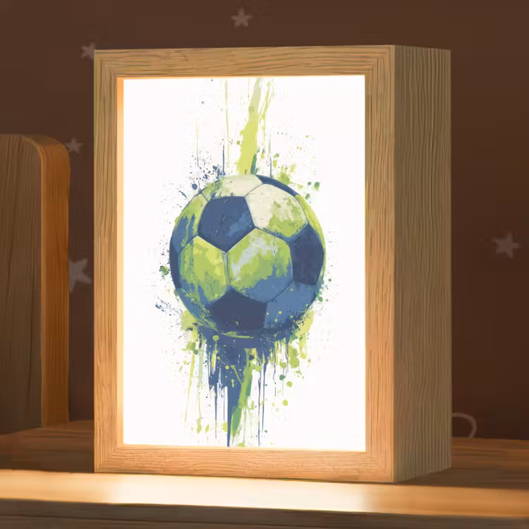 Illustratie - Abstract - Voetbal - Verfspatten Light Box met kabel klein -zzz_3d_website