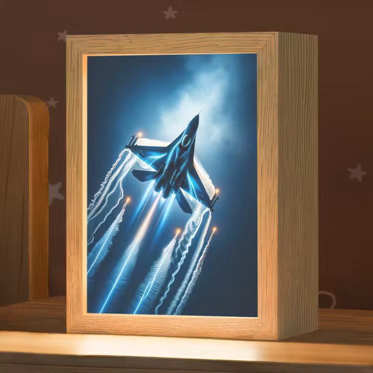 Straaljager - Blauw - Jongens Light Box met kabel klein -zzz_3d_website