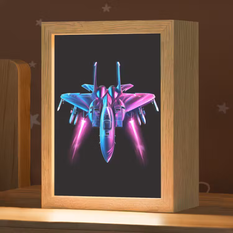 Straaljager - Blauw - Kleuren - Jongens - Zwart Light Box met kabel klein -zzz_3d_website