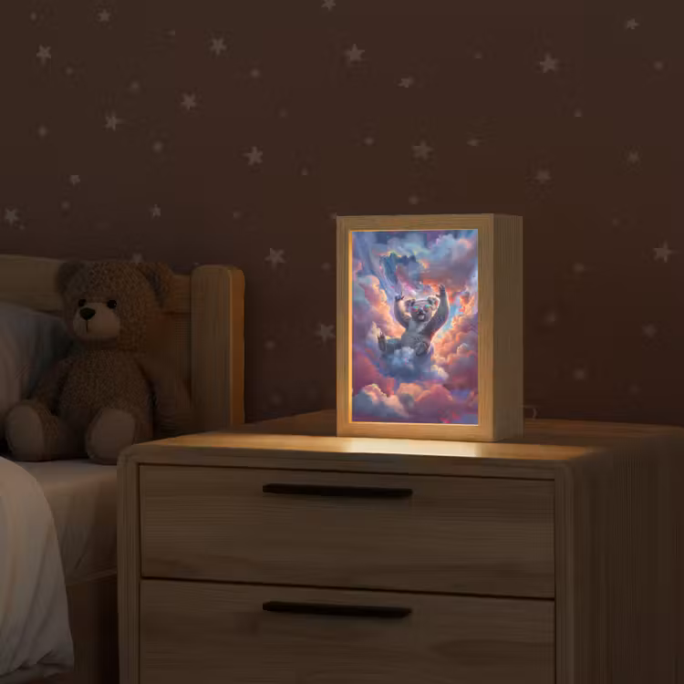 Koala - Dier - Zonnebril - Wolken Light Box met kabel klein -sfeer1_kind