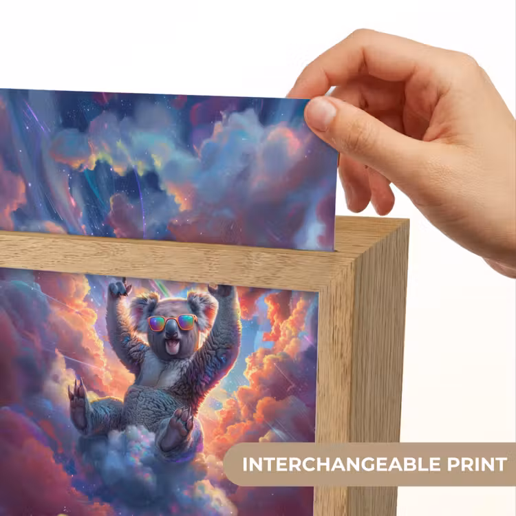 Koala - Dier - Zonnebril - Wolken Light Box met kabel (Kinderlampje) klein -USP_websiteprintEN