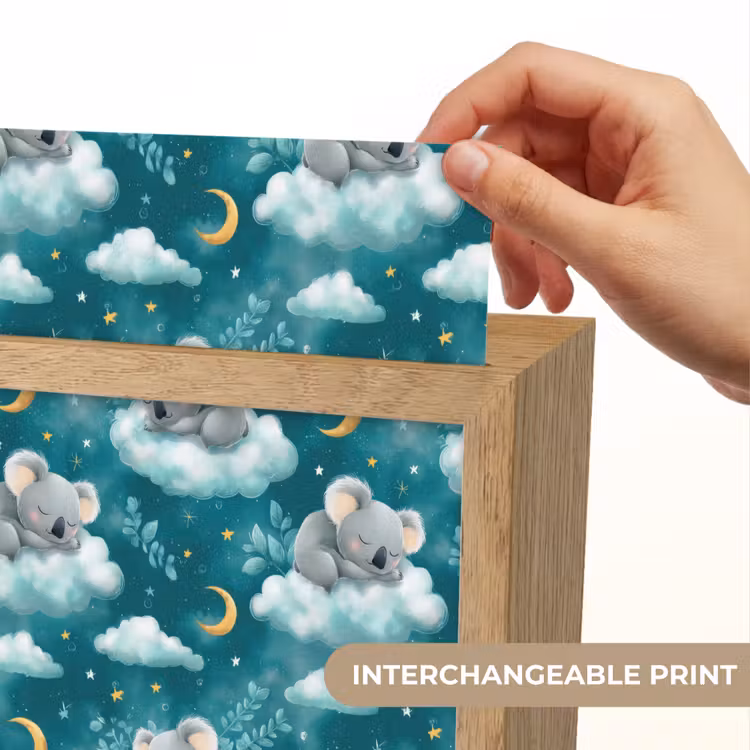 Koala's - Betoverend - Blauw Light Box met kabel (Kinderlampje) klein 904 -USP_websiteprintEN