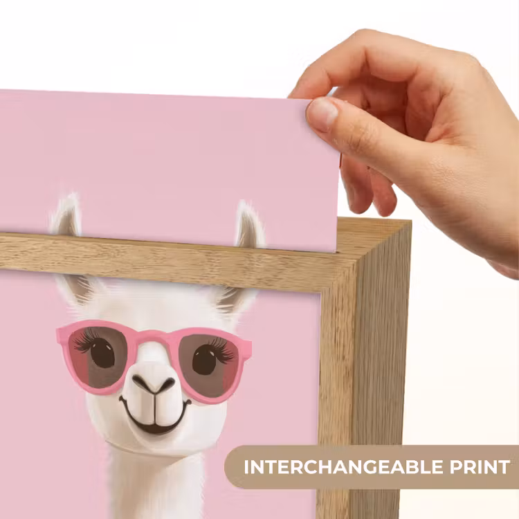 Lama - Zonnebril - Roze Light Box met kabel (Kinderlampje) klein -USP_websiteprintEN