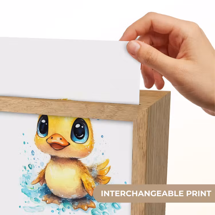 Eendje - Badeend - Geel Light Box met kabel (Kinderlampje) klein -USP_websiteprintEN