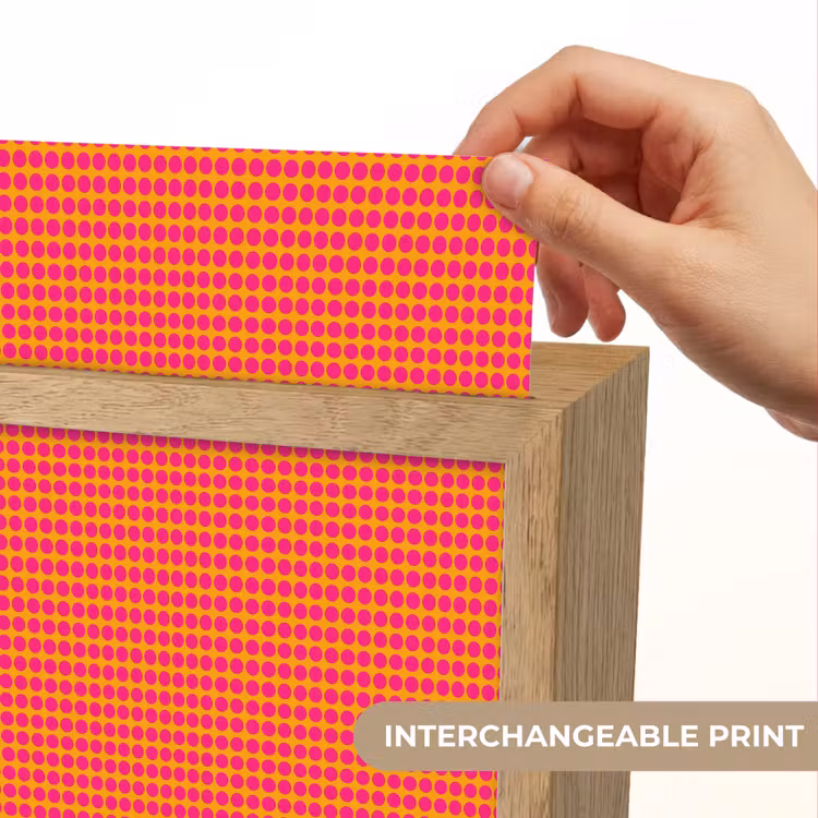 Modern - Stippen - Oranje Light Box met kabel (Kinderlampje) klein 904 -USP_websiteprintEN
