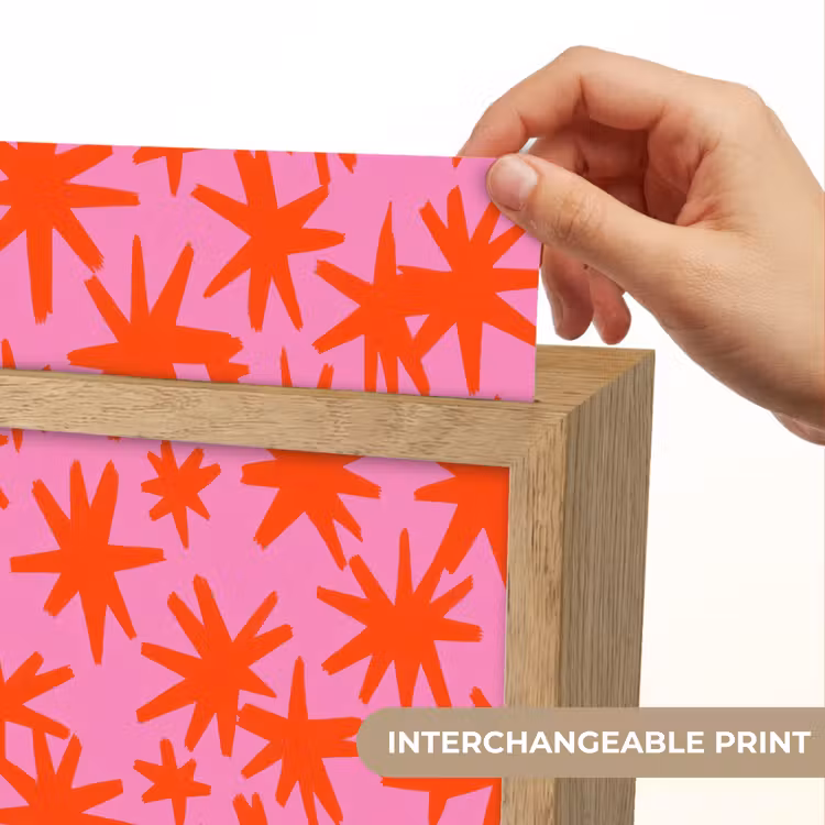 Modern - Sterren - Roze Light Box met kabel (Kinderlampje) klein 904 -USP_websiteprintEN