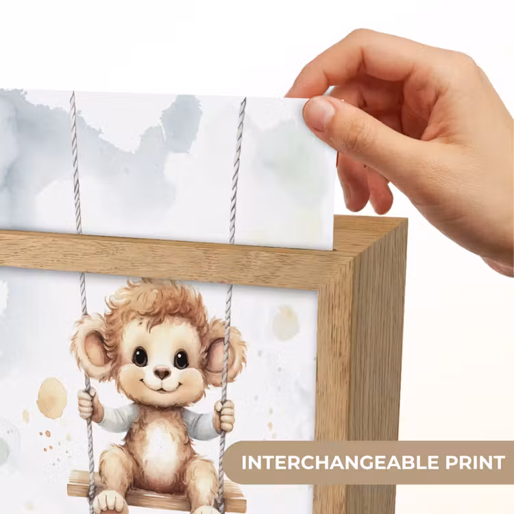 Aap - Dier - Kinderen Light Box met kabel (Kinderlampje) klein -USP_websiteprintEN